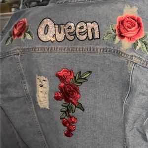 Womens Jean jacket (custom design )